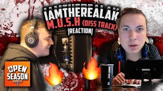 🔥IAMTHEREALAK  MUSH DISS TRACK Reaction THE DISS THAT STOPPED A KID FROM RAPPING🔥 [upl. by Nayar]