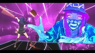 Beat Saber KDA  POPSTARS  League of Legends EXPERT [upl. by Veator]