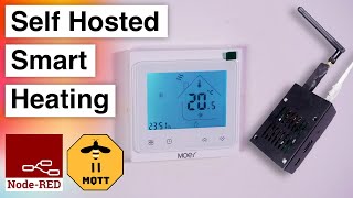 Self Hosted Smart Heating using a Moes BHT002 Zigbee Thermostat with NodeRED amp Zigbee2MQTT [upl. by Merritt]