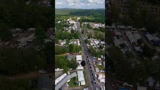 Brimfield Flea Markets in Brimfield MA drone antiques djimini4pro timelapse [upl. by Ahsekal]