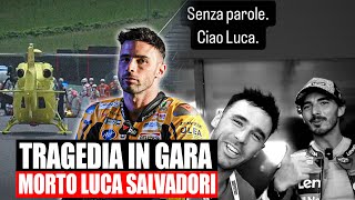 È morto Luca Salvadori pilota Italiano incidente fatale in gara Il ricordo di Bagnaia [upl. by Leterg]