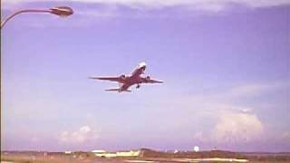 British Airways Boeing 777200 Takeoff from Antigua [upl. by Ddahc]