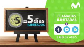 MOVISTAR  PREPLAN  30 DÍAS WHATSAPP ILIMITADO  LLAMADAS ILIMITADAS [upl. by Shoshanna532]