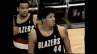 1999 Portland Trail Blazers at Vancouver Grizzlies [upl. by Seiber]