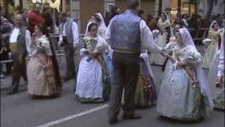 Ofrenda de Flores Fallas Valencia [upl. by Nwadahs621]