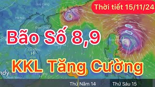 Sắp có mưa to  Dự báo thời tiết hôm nay ngày mai 1511  Không khí lạnh Tăng cường [upl. by Drews864]