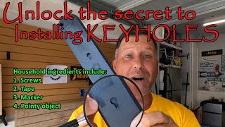 Defeat the key hole slots Unlock the secret to easily hang items with keyholes [upl. by Ahcire820]