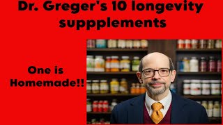 Dr Gregers Plant Based Diet Supplements for longevity health diet [upl. by Grega750]