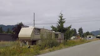 Woss British Columbia BC Canada  Driving Around the Village  Nimpkish Valley [upl. by Idnod824]