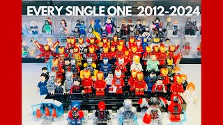 EVERY LEGO Marvel Iron Man MInifigure EVER MADE 20122024 [upl. by Niret]