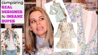 Unbelievable Designer Dupes  GUCCI ZIMMERMANN etc [upl. by Shuping]