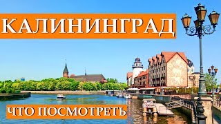 КАЛИНИНГРАД ЗА 1 ДЕНЬ что посмотреть достопримечательности куда сходить красивые места [upl. by Eleinad]