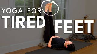 Yoga For Tired Feet  14 Minute Yoga Practice [upl. by Eads]