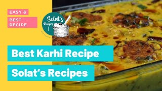 Best Karhi Pakora Recipe In Urdu  Kadhi Recipe In Hindi  Solats Recipes [upl. by Nalrah]