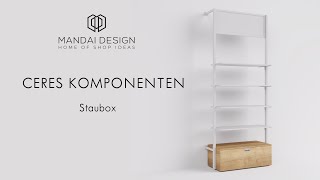 Komponenten für Ladenbausystem Ceres  Staubox [upl. by Aizahs]