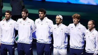 Davis Cup 2024 Italia Sinner e Berrettini per la storia [upl. by Ysus]