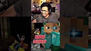 KAPPA Delivery 🚚 In Minecraft 100 Days Badland Challenge 😂 shorts anshubisht gamerfleet devxd [upl. by Oynotna]