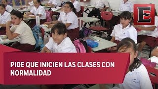 CNDH llama a CNTE a respetar derechos de los niños [upl. by Asilehc]