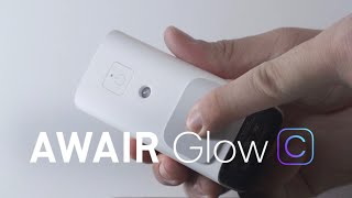 AWAIR Glow C  Air Quality Sensor Review [upl. by Mctyre]