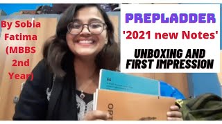 Unboxing 🤩 and Honest First Impression of Prepladder Notes 2021 Edition Are these Notes Relevant [upl. by Norraj]