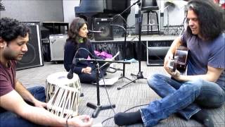 Alex Skolnick Kiran Ahluwalia amp Nitin Mitta rehearsing  Planetary Coalition [upl. by Ameg]