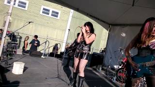 Cruella Motley Crue Cover Band Merry Go Round  Hollister Rally 2014 [upl. by Jamima52]