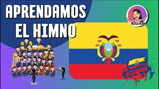 Himno de Ecuador 🎼 aprendamos el himno 🎉 [upl. by Aiceila]