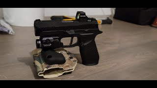 Custom Sig P320 Legacy Firearms Cronus Holster Review And Gen EDC Items [upl. by Ltihcox]