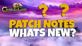 Upcoming BIG UPDATE Patch Notes  Chimeraland Update [upl. by Rehpitsirhc]