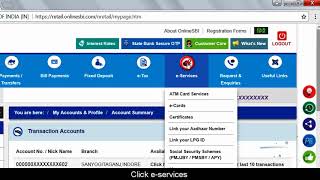 SBI INB Online Transfer of Savings accountVideo created in August 2017 [upl. by Aniteb]