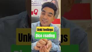 Dice reading ❤️ unki true feelings tarot reading Hindi astrology love [upl. by Royden386]