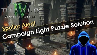 SPOILER ALERT Diablo 4 Campaign Light Puzzle Solution [upl. by Baryram]