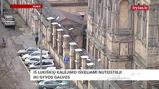 Iš Lukiškių kalėjimo iškeliami nuteistieji iki gyvos galvos [upl. by Ihtac786]