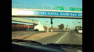 BNSF Autorack train in San Diego 6102013 [upl. by Yroj]