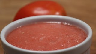 How to Make Tomato Puree  Sanjeev Kapoor Khazana [upl. by Gomer80]