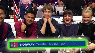 every time NORWAY qualified for the eurovision final [upl. by Idette]