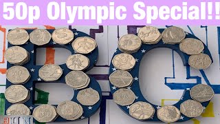 Over 100 Olympics in one hunt Best 50p commemorative coin hunt [upl. by Reiner]