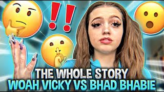 THE WHOLE STORY TRUTH ABOUT EVERYTHING  WOAH VICKY VS BHAD BHABIE MUST WATCH  Woah Vicky [upl. by Drannel]