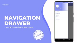 How to Implement Navigation Drawer With Activities in Android Studio Tutorials  Java [upl. by Bambie461]