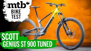 Scott Genius ST 900 Tuned I Bike Test I Trail Bike I 150mm I 160mm I Remote Lockout [upl. by Amikan]