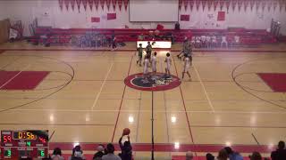 Burlingame High vs Capuchino High School Boys Freshman Basketball [upl. by Aidualk]