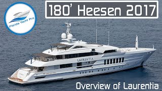 180 Heesen 2017 Laurentia Superyacht Overview  Available for Purchase at 572 Million [upl. by Hasin]