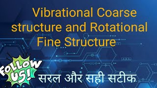 coarse structure and fine structure in vibrational rotational spectroscopy [upl. by Kcirdes630]