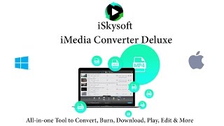 Convert Any Video Formats Easily without Losing Quality – iSkysoft iMedia Converter Deluxe [upl. by Craggy139]