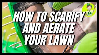 How to scarify and aerate your own lawn explained [upl. by Nonnac]