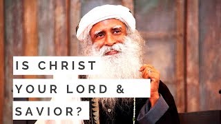 A man asks Sadhguru if he believes in Jesus Christ Sadhgurus answer will shock you [upl. by Nadual]