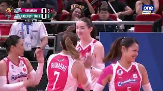 Erica Stauntons EARLY EXPLOSION for Creamline vs Galeries Tower 💥  2024 PVL REINFORCED CONFERENCE [upl. by Rimahs366]