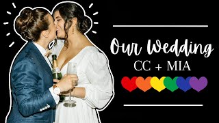 🌈CC  Mia  Lesbian Wedding 2023  Lesbian Marriage  Lesbian Couple  LGBTQ Couple  Elopement [upl. by Ahseik]