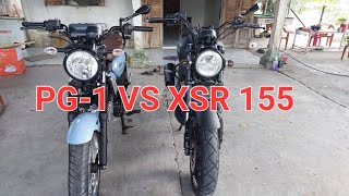 YAMAHA PG1 VS XSR 155 [upl. by Diana414]