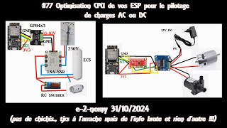 77 optimisation CPU de vos ESP pour le pilotagegradation de vos charges AC ou DC [upl. by Acissej]